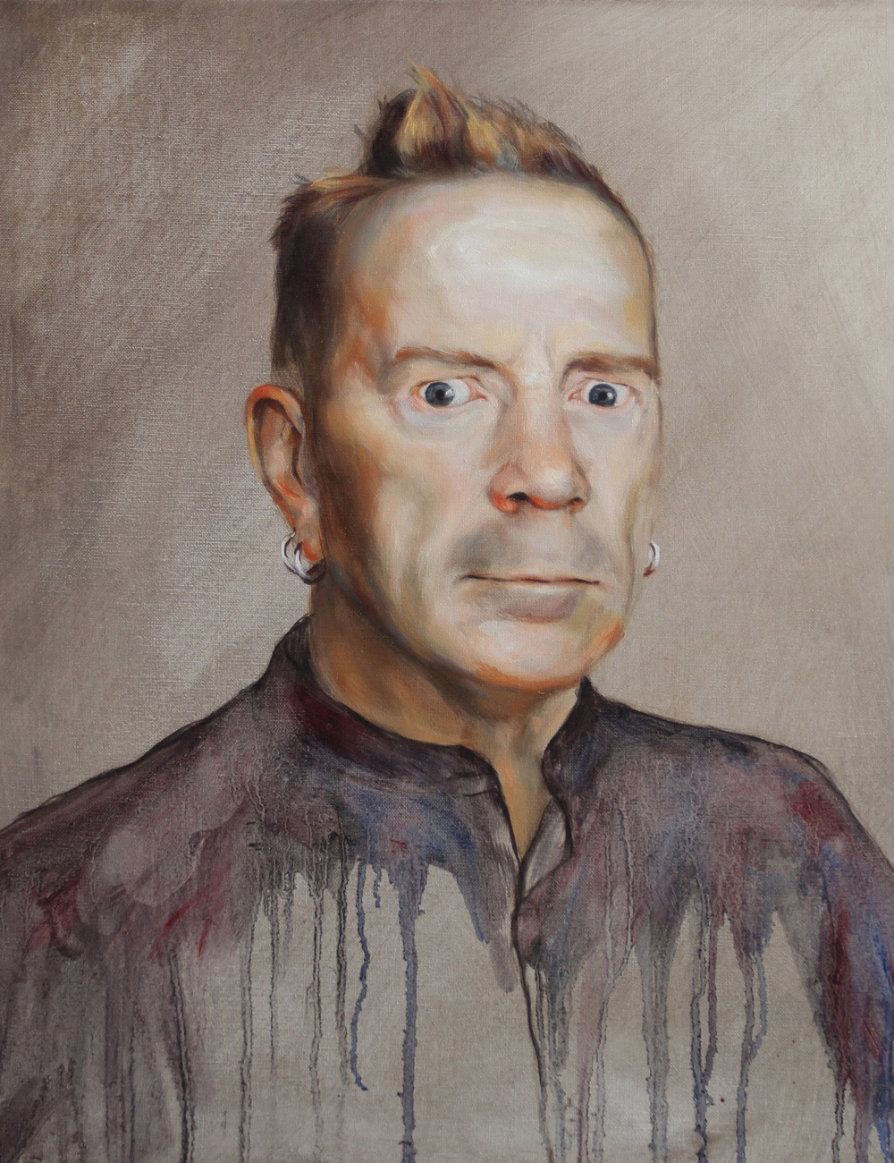 Ainhoa Azumendi Artista Retratista Artist Portrait Johnny Rotten John Lydon